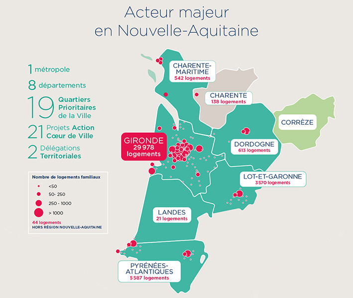 Carte Nouvelle Aquitaine RA 2021
